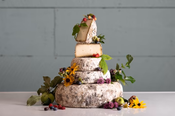 Ice House Farm Sky Ranch Cheese Wheel Stack